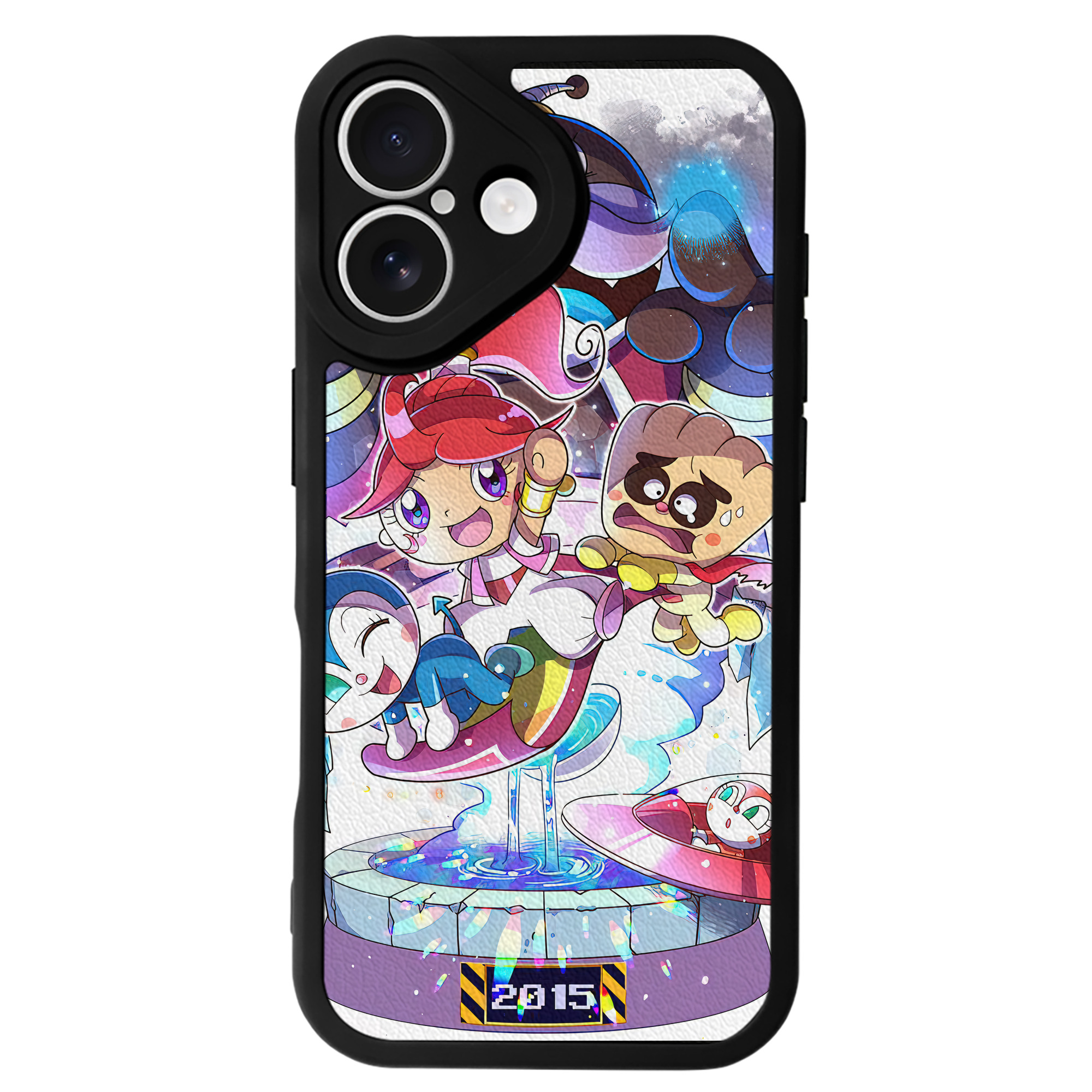 （画像用） アンパンマン Anpanman 【iPhone 16シリーズ対応】シリコンスマホケース（レザー調） 材質：シリコン